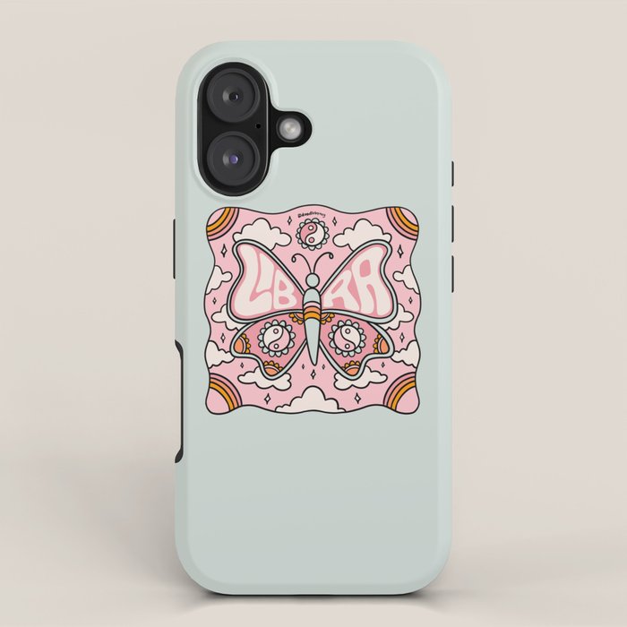 Libra Butterfly iPhone Case Gallery Image 1