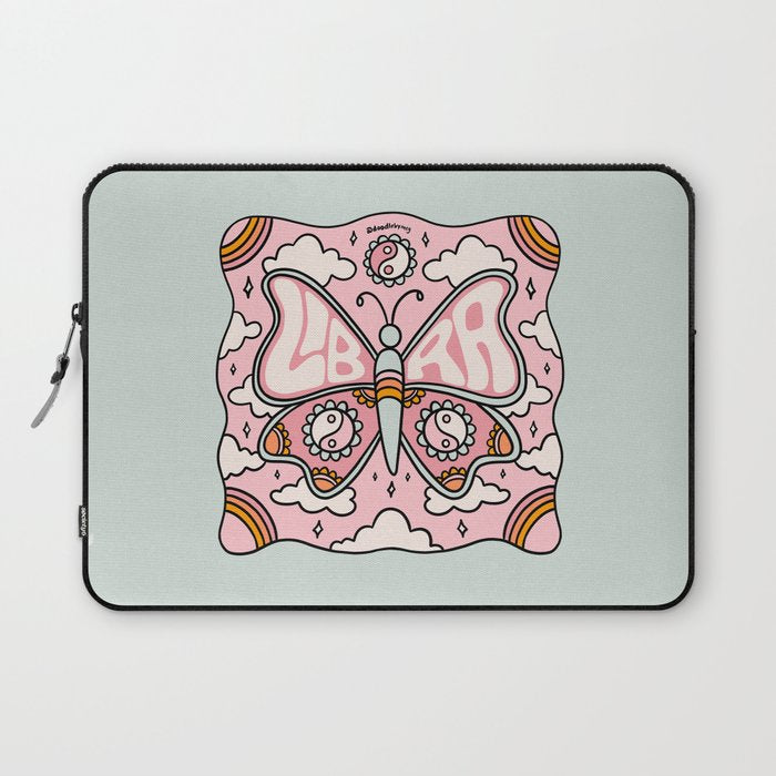 Libra Butterfly Laptop Sleeve Gallery Image 1