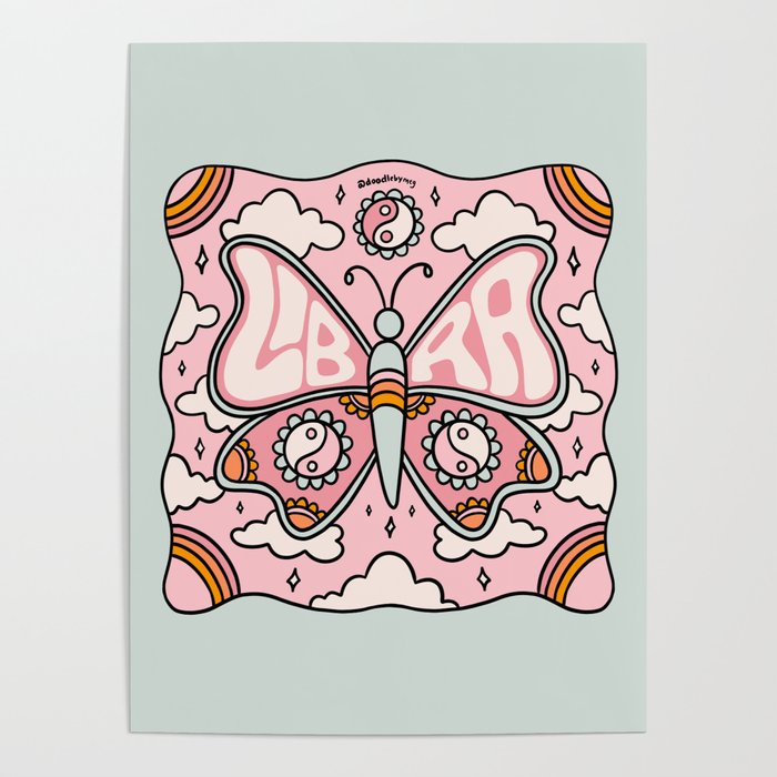 Libra Butterfly Poster Gallery Image 4