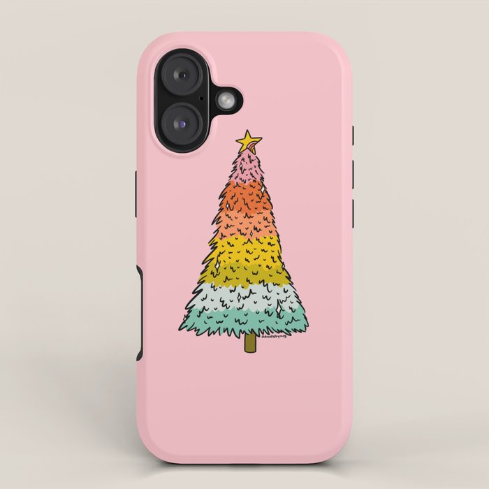 Rainbow Christmas Tree iPhone Case Gallery Image 1