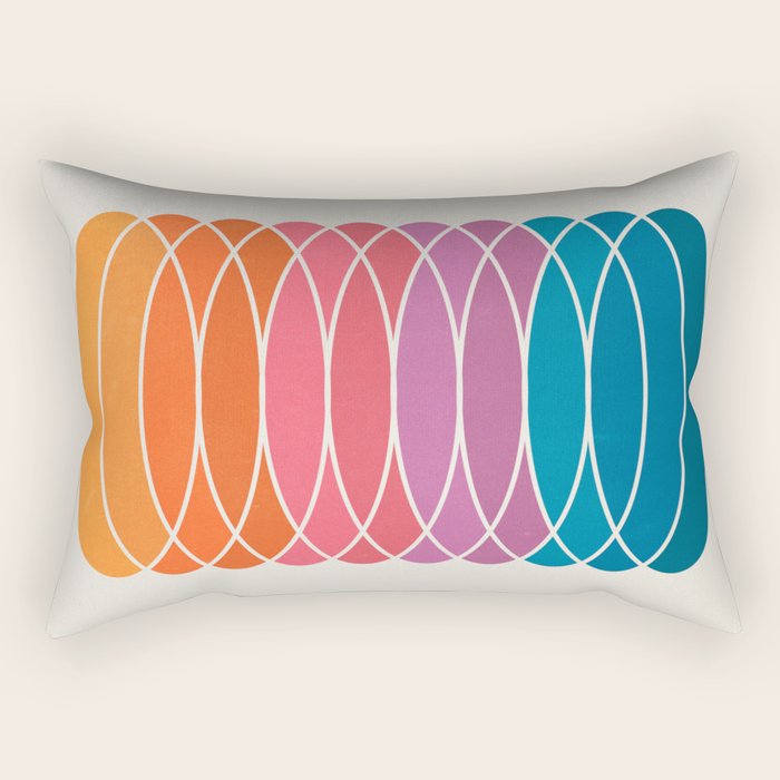 The Circles of Life Rectangular Pillow Gallery Image 2