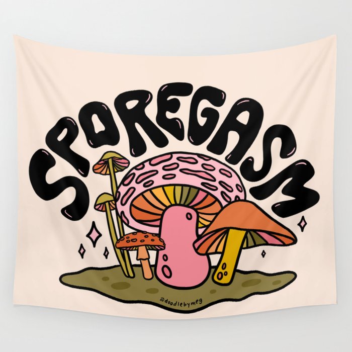 Sporegasm Wall Tapestry Gallery Image 4