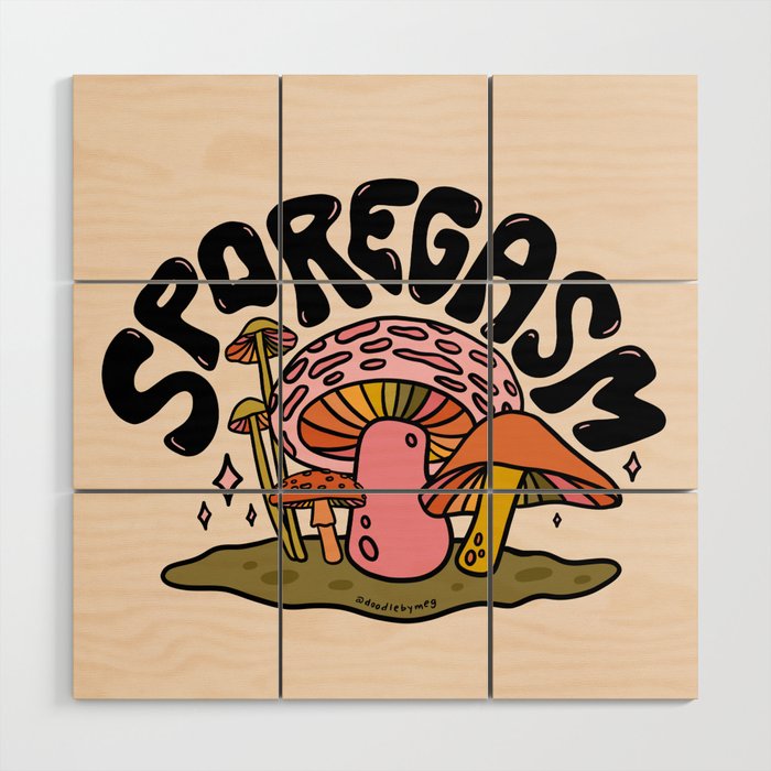 Sporegasm Wood Wall Art Gallery Image 1