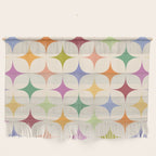 Colorful Festive Mid-Century Sparkles Wall Hanging Gallery Image 1