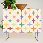 Colorful Festive Mid-Century Sparkles Credenza Gallery Image 1
