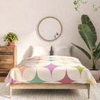 Colorful Festive Mid-Century Sparkles Comforter Gallery Image 3