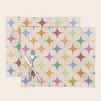 Colorful Festive Mid-Century Sparkles Placemat Gallery Image 1