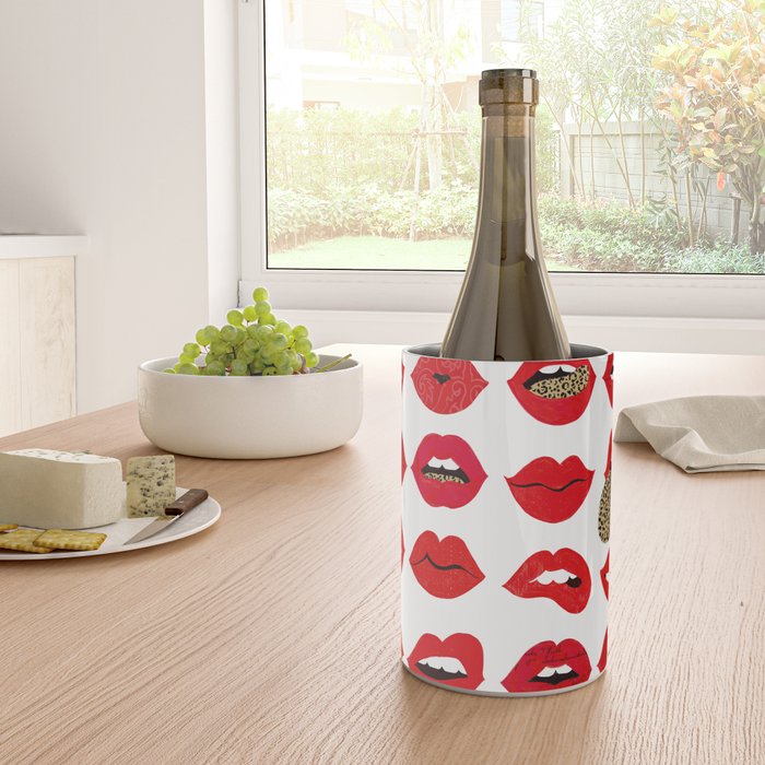 Leopard Lips of Love Wine Chiller Gallery Image 4