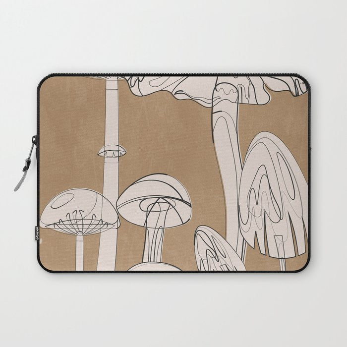 Abstract Mushrooms 13 Laptop Sleeve Gallery Image 1