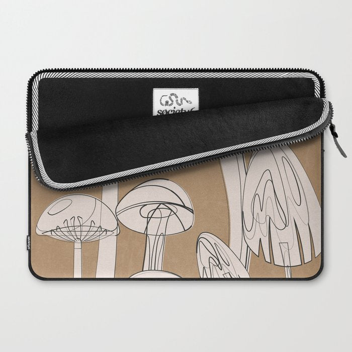 Abstract Mushrooms 13 Laptop Sleeve Gallery Image 2