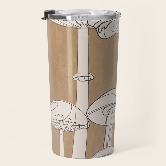 Abstract Mushrooms 13 Travel Mug Gallery Image 3