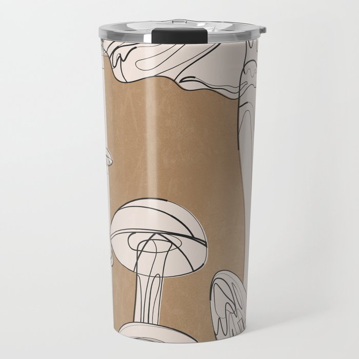 Abstract Mushrooms 13 Travel Mug Gallery Image 1