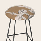 Abstract Mushrooms 13 Stool Gallery Image 2