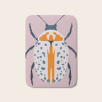 White and blue beetle Bath Mat Gallery Image 1