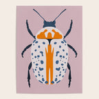 White and blue beetle Poster Gallery Image 4