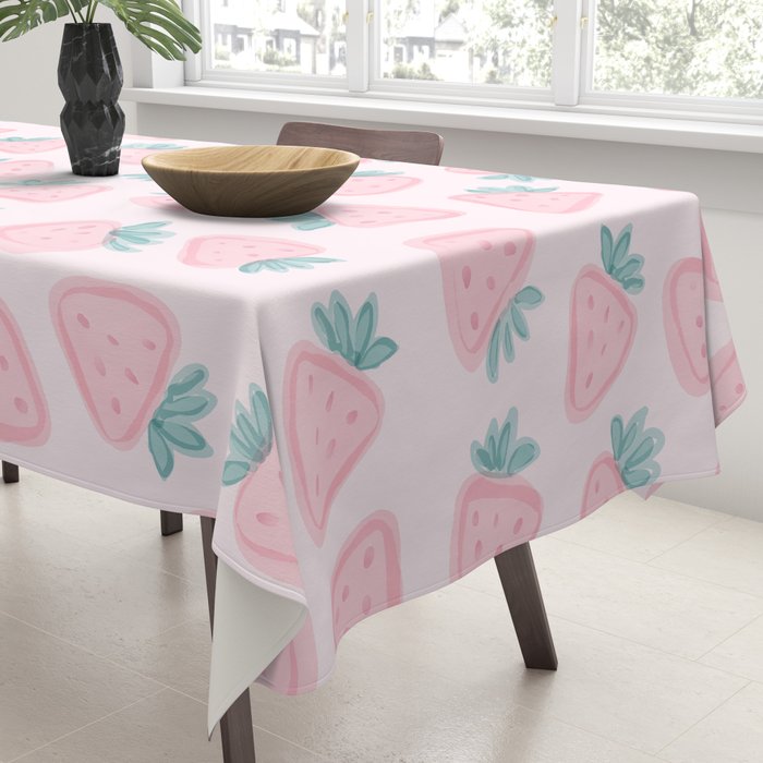 Sweet Strawberries Tablecloth Gallery Image 3
