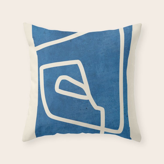abstract minimal 57 Throw Pillow Gallery Image 1