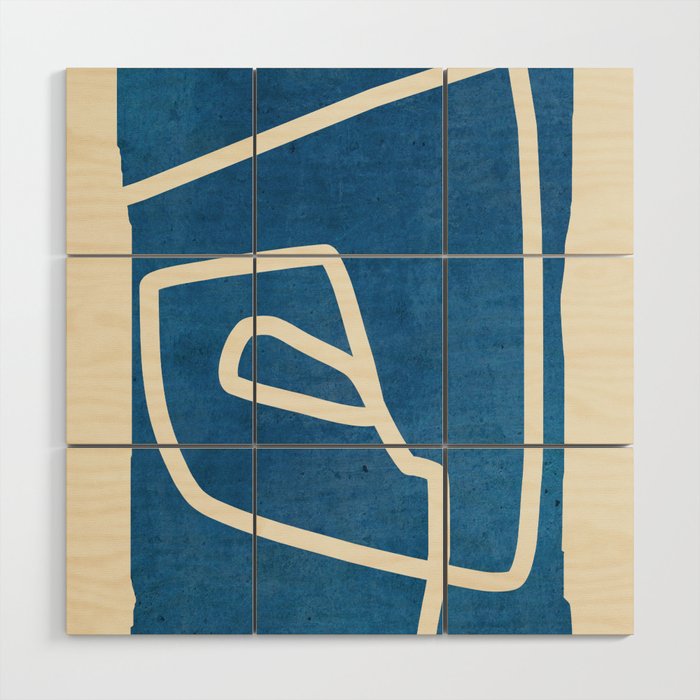 abstract minimal 57 Wood Wall Art Gallery Image 1