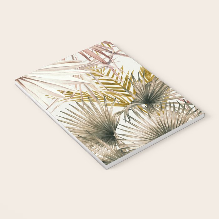 Pink Green leaf II Notebook Gallery Image 3