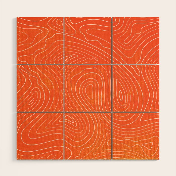 Sunset Ripple Wood Wall Art Gallery Image 1