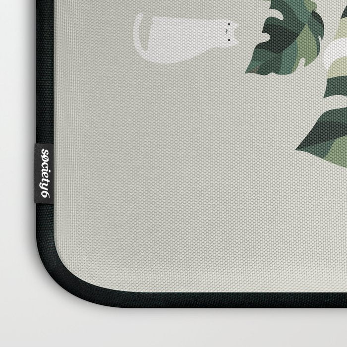 Cat and Plant 11 Laptop Sleeve Gallery Image 3