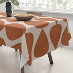 Plectrum Pattern in Clay and Putty  Tablecloth Gallery Image 3