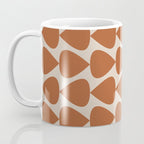 Plectrum Pattern in Clay and Putty  Coffee Mug Gallery Image 3