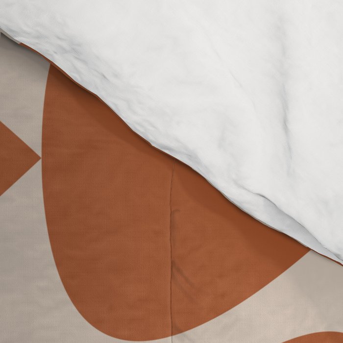 Plectrum Pattern in Clay and Putty  Comforter Gallery Image 4