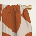 Plectrum Pattern in Clay and Putty  Window Curtain Gallery Image 2