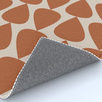 Plectrum Pattern in Clay and Putty  Rug Gallery Image 4