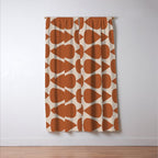 Plectrum Pattern in Clay and Putty  Window Curtain Gallery Image 3