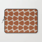 Plectrum Pattern in Clay and Putty  Laptop Sleeve Gallery Image 1