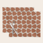 Plectrum Pattern in Clay and Putty  Placemat Gallery Image 1