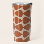 Plectrum Pattern in Clay and Putty  Travel Mug Gallery Image 2