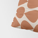 Plectrum Pattern in Clay and Putty  Pillow Sham Gallery Image 4