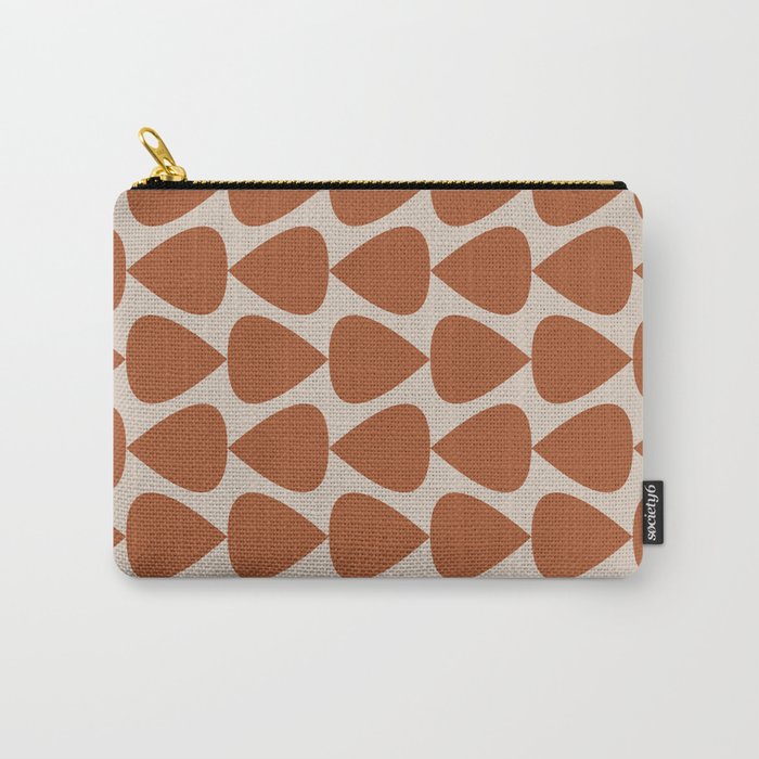 Plectrum Pattern in Clay and Putty  Carry All Pouch Gallery Image 1