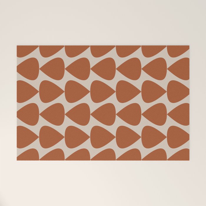 Plectrum Pattern in Clay and Putty  Welcome Mat Gallery Image 1