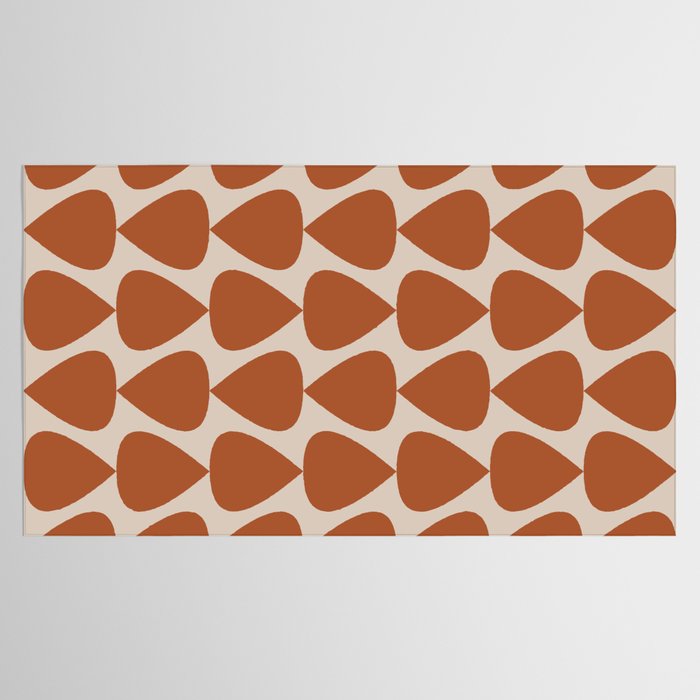 Plectrum Pattern in Clay and Putty  Tablecloth Gallery Image 2