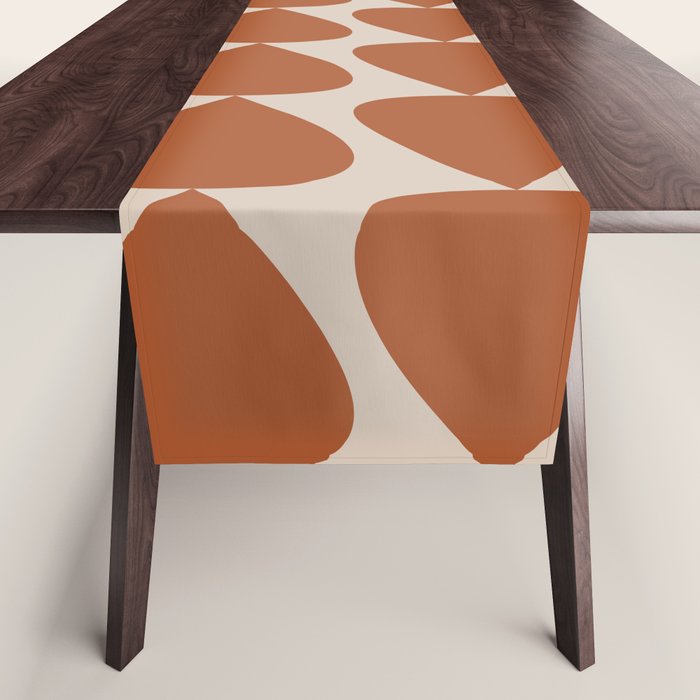 Plectrum Pattern in Clay and Putty  Table Runner Gallery Image 1