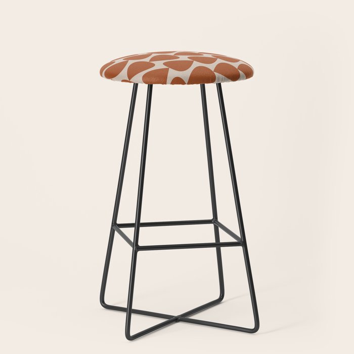 Plectrum Pattern in Clay and Putty  Stool Gallery Image 1