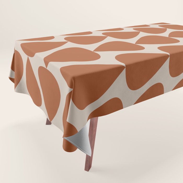 Plectrum Pattern in Clay and Putty  Tablecloth Gallery Image 1