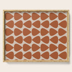 Plectrum Pattern in Clay and Putty  Serving Tray Gallery Image 1