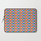 Checkered Multicolor Pattern XIX Colorful Rainbow Laptop Sleeve Gallery Image 1