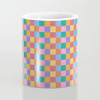 Checkered Multicolor Pattern XIX Colorful Rainbow Coffee Mug Gallery Image 4