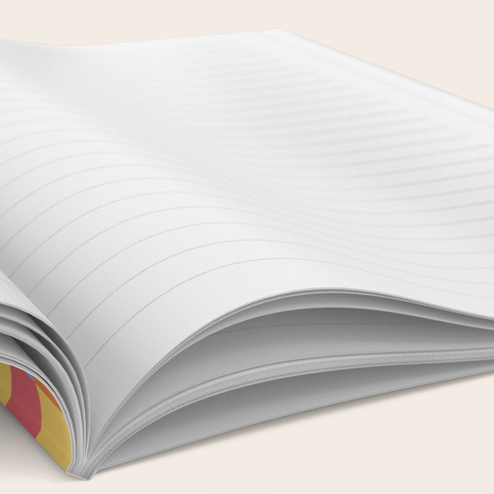 Checkered Multicolor Pattern XIX Colorful Rainbow Notebook Gallery Image 2