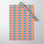 Checkered Multicolor Pattern XIX Colorful Rainbow Wrapping Paper Gallery Image 1