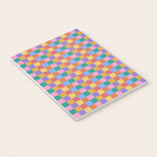 Checkered Multicolor Pattern XIX Colorful Rainbow Notebook Gallery Image 3