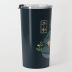 Cat Meditation Buddhism Buddha by Tobe Fonseca Travel Mug Gallery Image 3