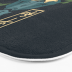 Cat Meditation Buddhism Buddha by Tobe Fonseca Bath Mat Gallery Image 3