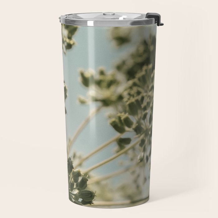 botanical abstract no. 2 color - flower seed head photograph nature Travel Mug Gallery Image 2